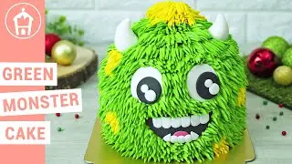 This Green Monster Cake Is DAMN CUTE! Satisfying Cake Decorating Idea - House Of Dessert