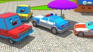 bagger kinder der gelbe bagger spielt supper