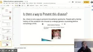 Williams Syndrome- genesys jackson - Google Slides