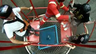 70 m SCAD Freefall at Orlando Towers - Soweto