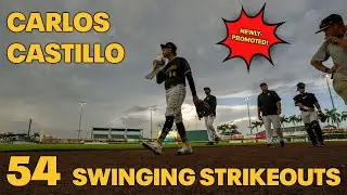 54 of Carlos Castillo's Best Strikeouts (Castillo Called Up to High-A Greensboro!)