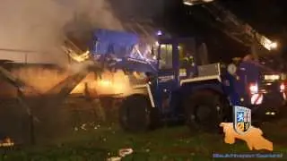 Tragischer Scheunenbrand in Wolfersweiler - Nachbar stirbt bei Rettungsma&szlig;nahmen