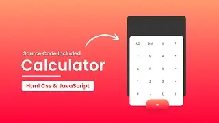How to Make A Calculator Using Html, Css & JavaScript | Crown Coder