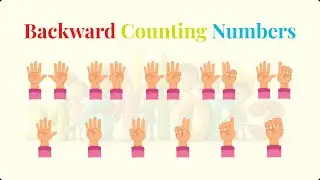 Backward Counting 10 to 0 | Ten to Zero Countdown |  Reverse counting 10 to 0 | Backward Counting