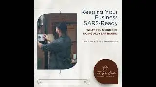 Keeping Your Business SARS-Ready &ndash; What You Should Be Doing All Year Round.
