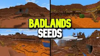 10 BEST Badlands/Mesa Biome Seeds for Minecraft 1.20+ (Java & Bedrock)