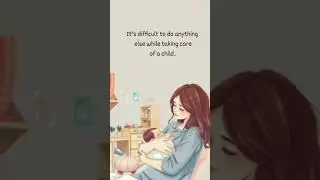 It's not that child care is hard, it's that doing anything else is! #earlychildcare#parenting #baby