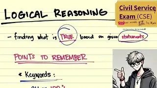 Civil Service Exam Review: Logical Reasoning #civilserviceexam