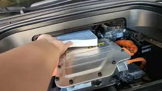 2024 Hyundai Ioniq 6 cabin air filter replacement.