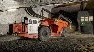 CYBERMINE Sandvik TH540 Articulated Dump Truck Simulator
