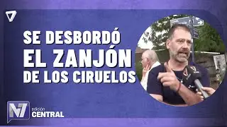 Desborde del Zanjón de los Ciruelos dejó daños y casas inundadas