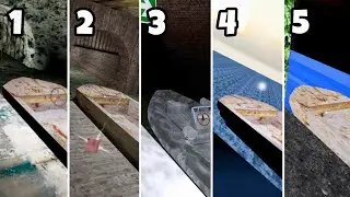 Granny 1 2 3 4 5 6 Boat Escape Full Gameplay - Granny All Chapters Mod