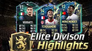 Elite Div Highlights W/94 Tchouameni, 93 Verratti & 93 Nun Menshhh