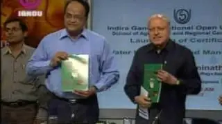 Launch of Certificate in Water Harvesting and Management