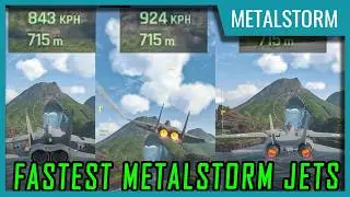 Fastest jet in Metalstorm - Mig-31 vs F-14, F-15 Eagle & F-111 Interceptors