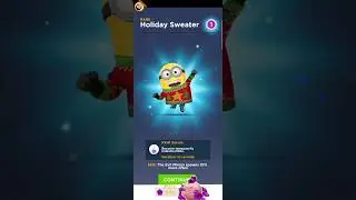 Unlock Holiday Sweater #minionrush #thegamer