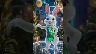 Adorable Rabbit Dance 🐰🧡 #cute #mybunny #rabbit #bunny #shortsfeed #mycuterabbit #pets #cutebunny
