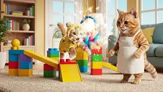 Mama Cat and Ginger Kitten's Inaugural Bowling Alley Adventure | Cute Cats Daily