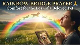 RAINBOW BRIDGE PRAYER 🙏 Comfort for the Loss of a Beloved Pet