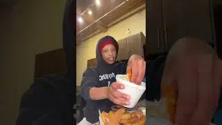 CHICKEN TENDERS 🍗 , STICKY RICE 🍚 AND ONION RINGS 🧅 😃 | MUKBANG 