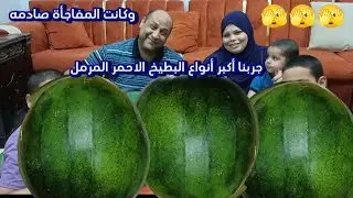جربنا أقوي أصناف من البطيخ الاحمر المرمل وكانت المفاجأة صادمه 🤔🤔🫣🫣🫣🫣🫣🫣🫣🫣🫣