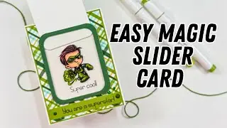 How to Make a Magic Color Changer Slider Super Hero Card