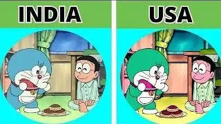 CARTOONS IN DIFFERENT COUNTRIES | GN facts #gnfacts #facts #factvideo #factsinhindi #cartoonfacts