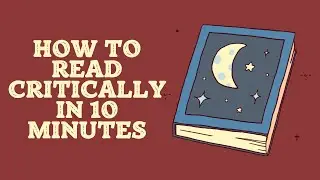 How to read critically for your literature review chapter
