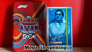 Opening a mega tin for turbo attax 2024