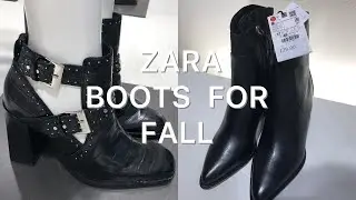 ОБУВЬ / БОТИНКИ ZARA НА ОСЕНЬ / НОВАЯ КОЛЛЕКЦИЯ ОСЕНЬ 2019