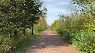 Confederation Trail Walking Tour Autumn Fall Foliage Charlottetown PEI Prince Edward Island Canada