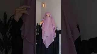 Two Layer Khimar🌸🦋  #khimarmurah #modestwear #shirts #shortsvideo #viral