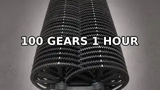 See the worlds biggest gear reduction run for one hour!