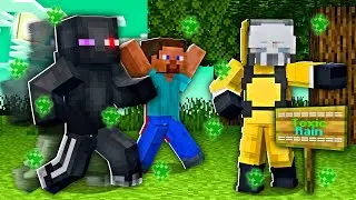 Minecraft Bedwars, ale Jest TOKSYCZNY DESZCZ...