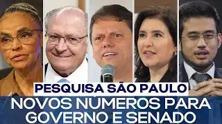 PESQUISA SÃO PAULO: NOVOS NÚMEROS PARA GOVERNO E SENADO