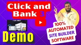 Click And Bank 3 Demo🔥100% Automated Site Builder Software To Create Done For You CB Affiliate Sites