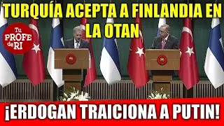 T&uuml;rkiye ACCEPTS FINLAND'S ENTRY INTO NATO. ERDOGAN BETRAYS PUTIN