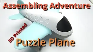 Assembling Adventure: A 3D Printed Puzzle Plane by Deemoss