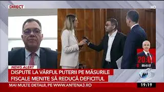 Dispută la v&acirc;rful puterii pe măsurile fiscale menite să reducă deficitul
