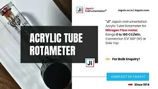 Acrylic Tube Rotameter for Nitrogen | N2 Flow Meter by 