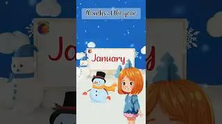months of the Year song || 12 months of the Year #earlyeducation #learnenglish #englishsongs