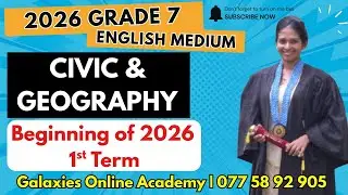 📚 2026 Grade 7 | English Medium | Civic & Geography &ndash; Starting Online Session