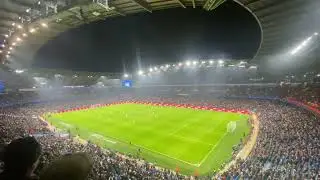 Manchester City fans singing Blue Moon. Manchester City 1-0 Arsenal. 27.01.23