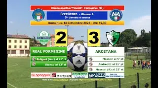 Real Formigine - Arcetana 2-3
