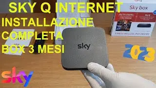 SKY Q via Internet(Senza Parabola) Installazione e Configurazione Completa 2023 BOX 3 mesi
