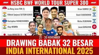 Hasil Undian Syed Modi International 2025 - MD dan WS Absen, Apri/Fadia dan Dejan/Bernadine Tampil