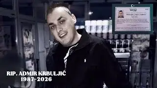 RIP. ADMIR KRBULJIĆ 1987-2026 - Defile, obilazak mezara Živinice