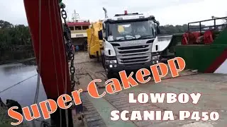 Loading unit baru Lowboy SCANIA 650 PT.MKP Sesayap
