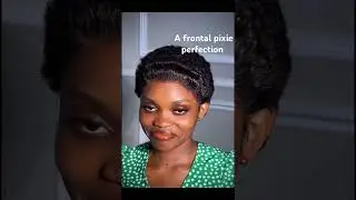 A frontal pixie well slayed #hairstyle #wigs #beauty