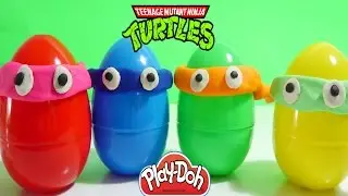 PlayDoh Ninja Turtles LEGO Surprise Eggs بيض صلصال سلاحف النينجا